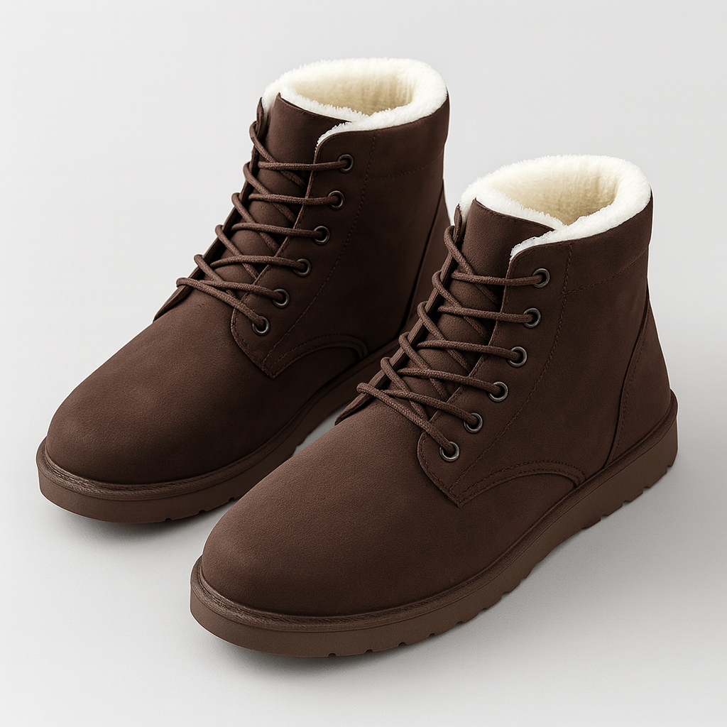 Novyska | Koronkowe buty zimowe z miękką podszewką