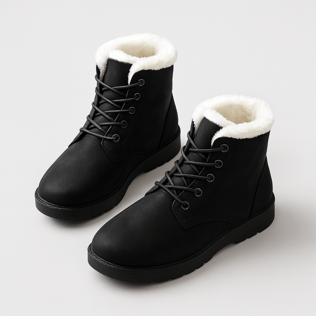 Novyska | Koronkowe buty zimowe z miękką podszewką