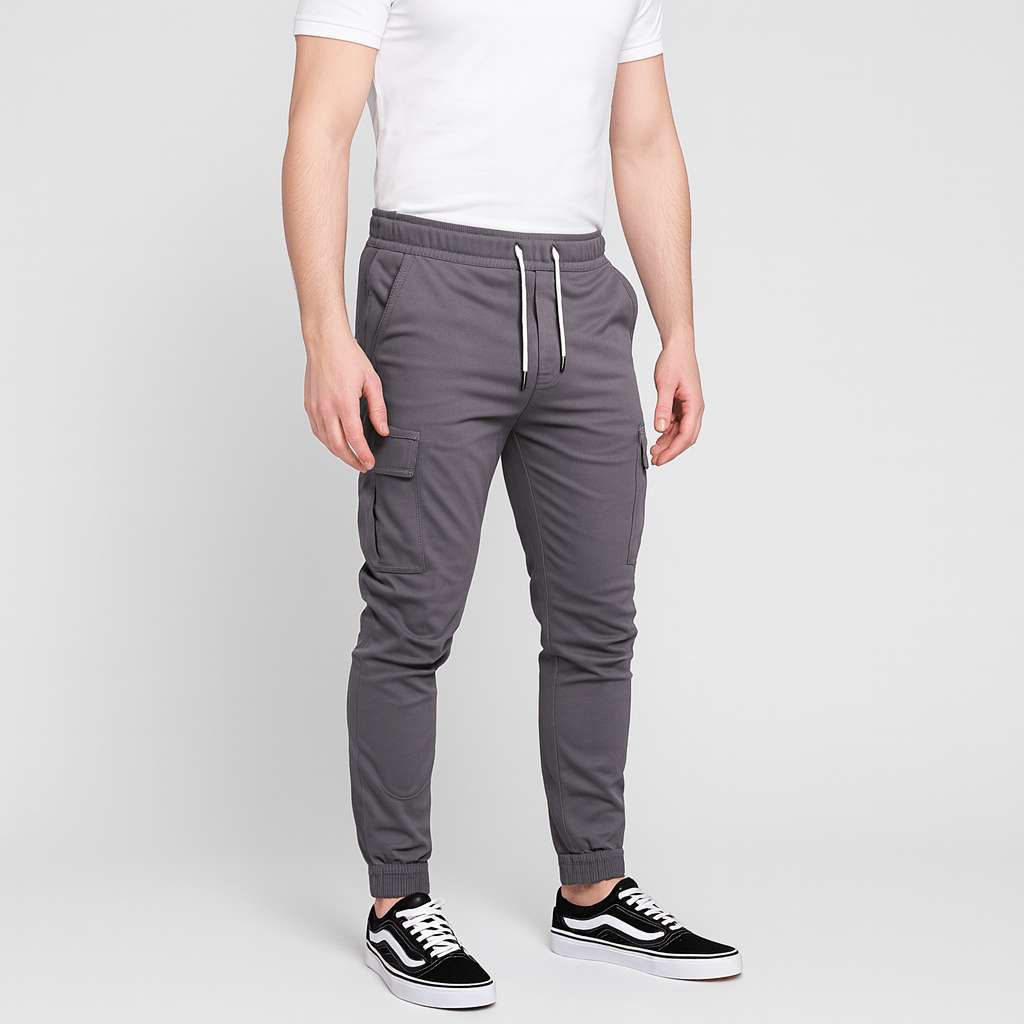 Novyska | Miękki materiał joggery cargo